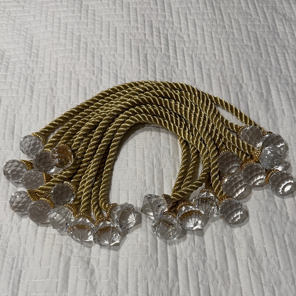 Elegant Gold Napkin Tiebacks